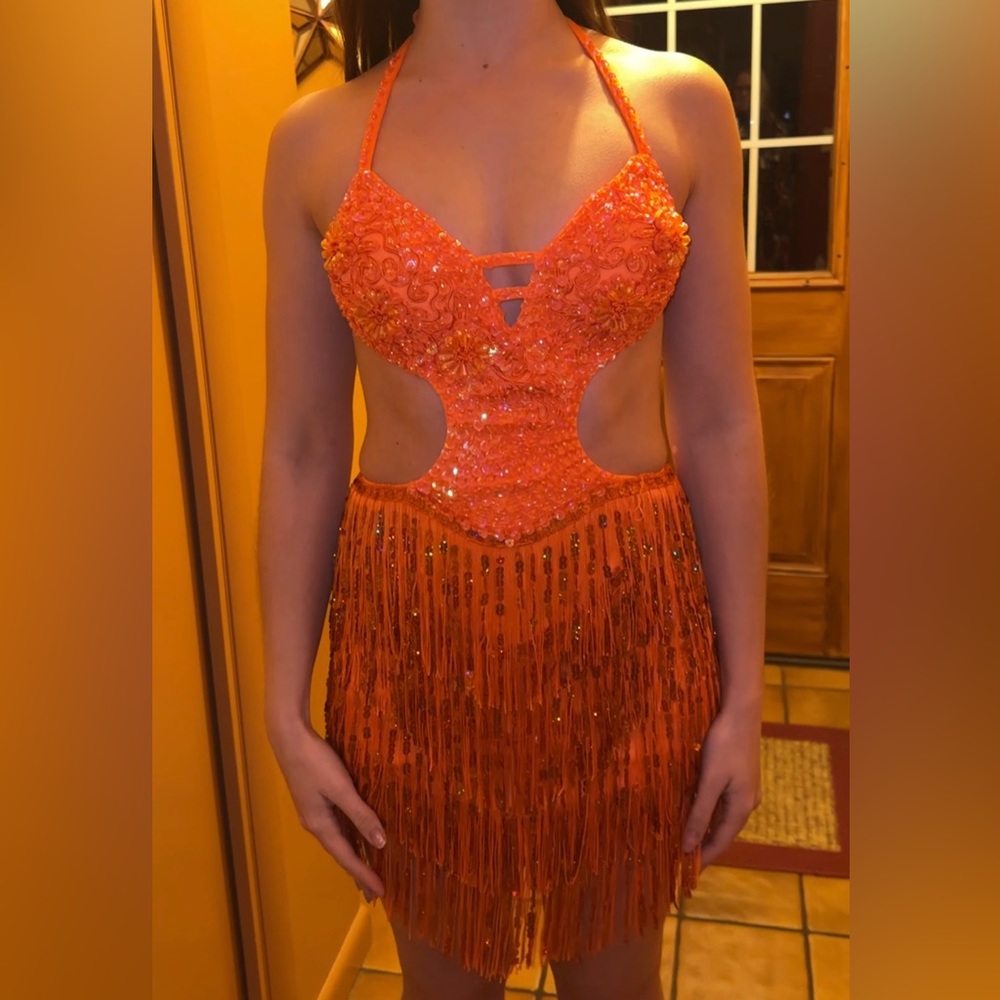 NEW Beaded, Fringe, Jazz Dance Costume